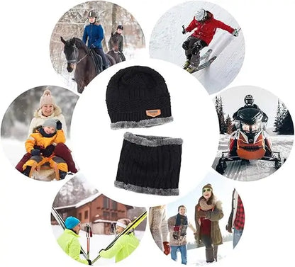 Set Gorro + Bufanda NorteSur™  - Hecho para el invierno chileno, de norte a sur