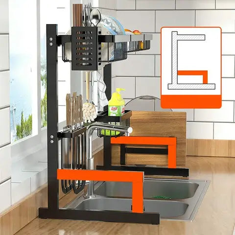 Escurridor AquaRack™ - Libera tu encimera y mantén todo seco en un solo espacio