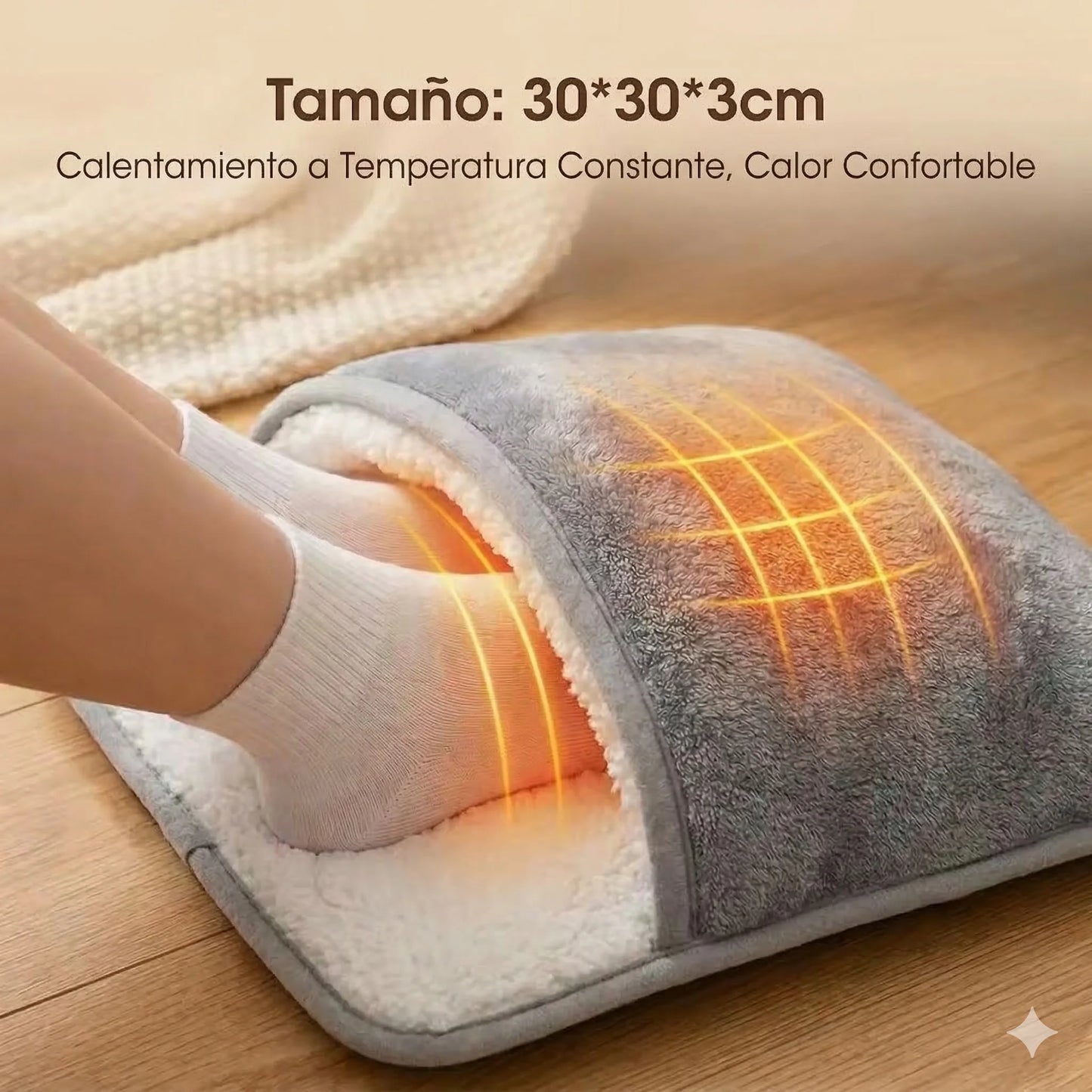 Calentador ThermaRelax - Calor constante para pies que duelen o no entran en calor