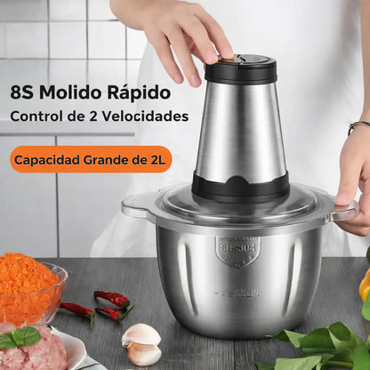 Picadora TurboPic Pro™ - Pica carne, verduras y más en segundos, sin esfuerzo y con corte uniforme