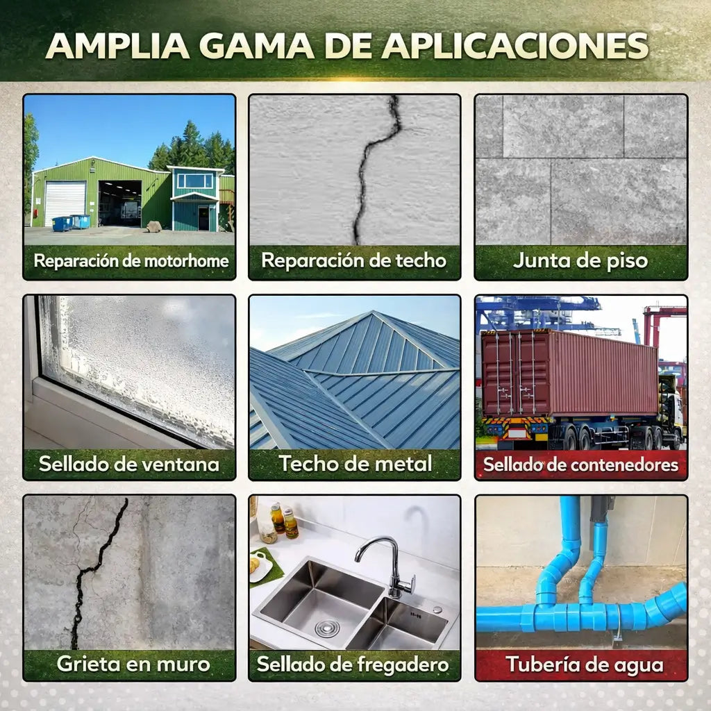 Cinta TAPAMAX® - sella filtraciones y grietas en minutos sin cambiar todo el techo - 10cm X 5mts