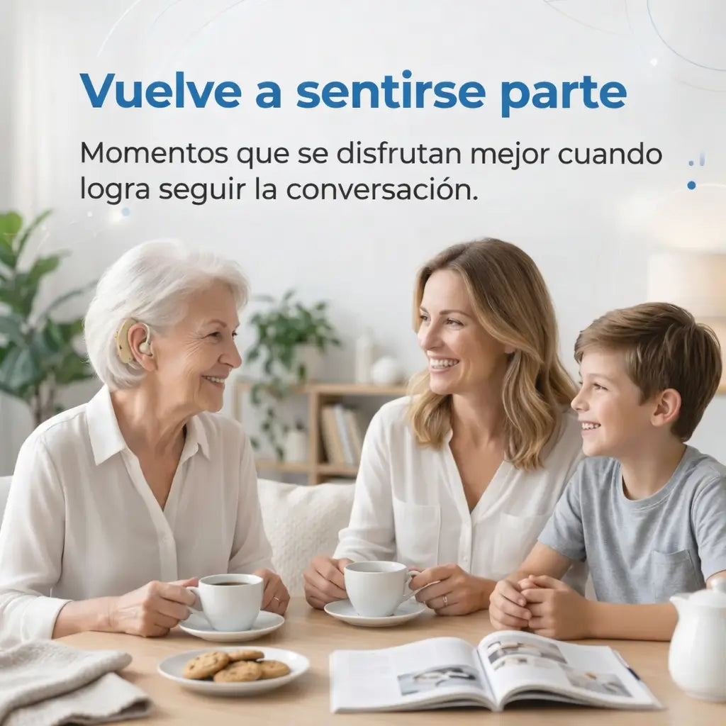 Audifonos SoundMax Pro™ - Escucha claro sin pedirle ayuda a nadie