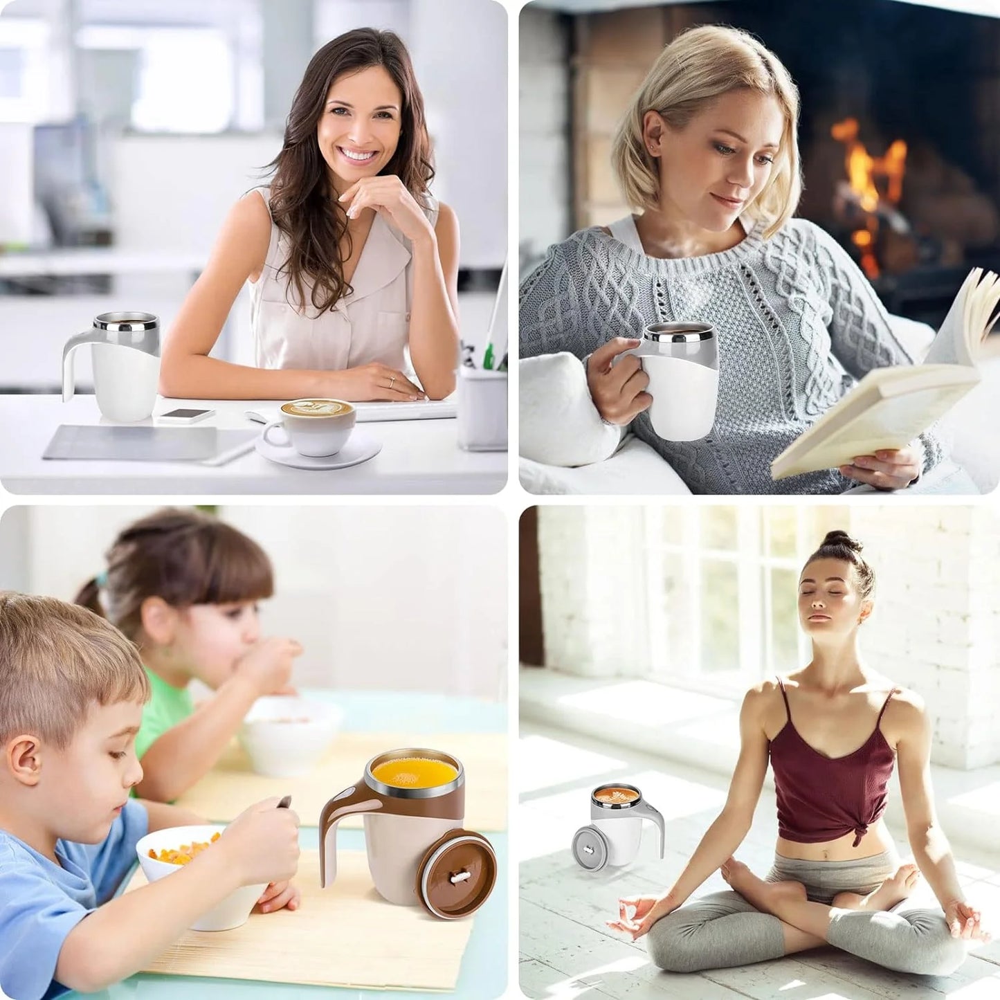 GiraMax™ - Taza Térmica Automezclable & Portátil (Frío/Calor)