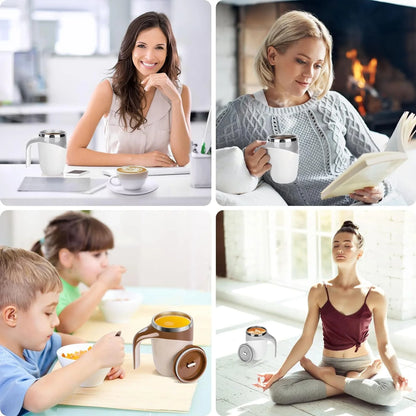 GiraMax™ - Taza Térmica Automezclable & Portátil (Frío/Calor)