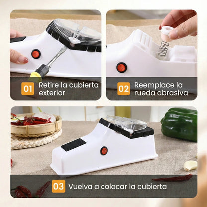 Afilador Electrico FiloPro – Afila tus cuchillos y tijeras en segundos desde casa
