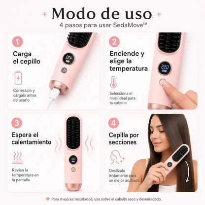 SedaMove™ - Cabello más ordenado y suave, estés donde estés