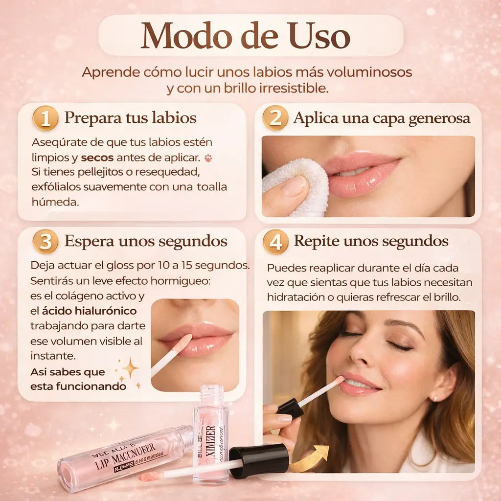 Volupté Labial — Labios más carnosos y sin arrugas. Sin agujas, sin dolor - PROMO 6x2