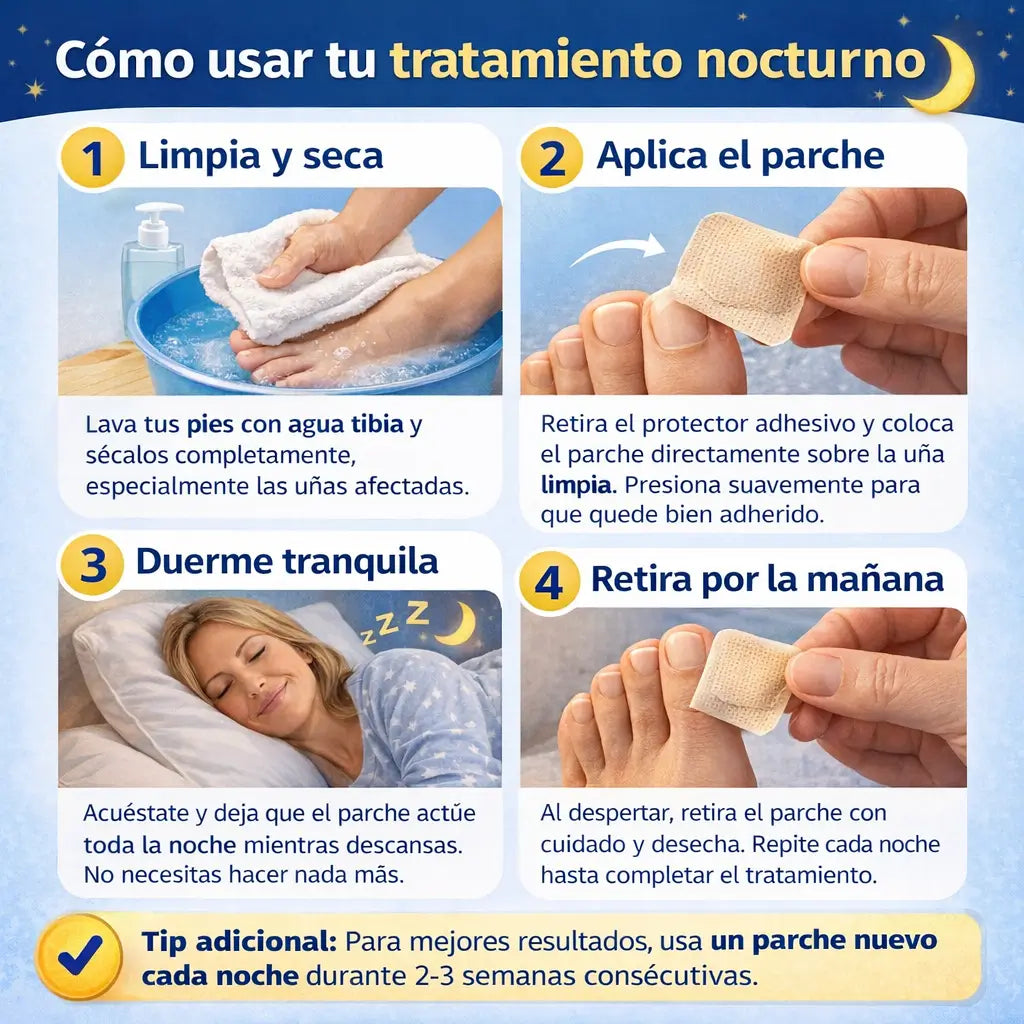 Parches NailRevive™ - Recupera uñas saludables mientras duermes
