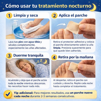 Parches NailRevive™ - Recupera uñas saludables mientras duermes