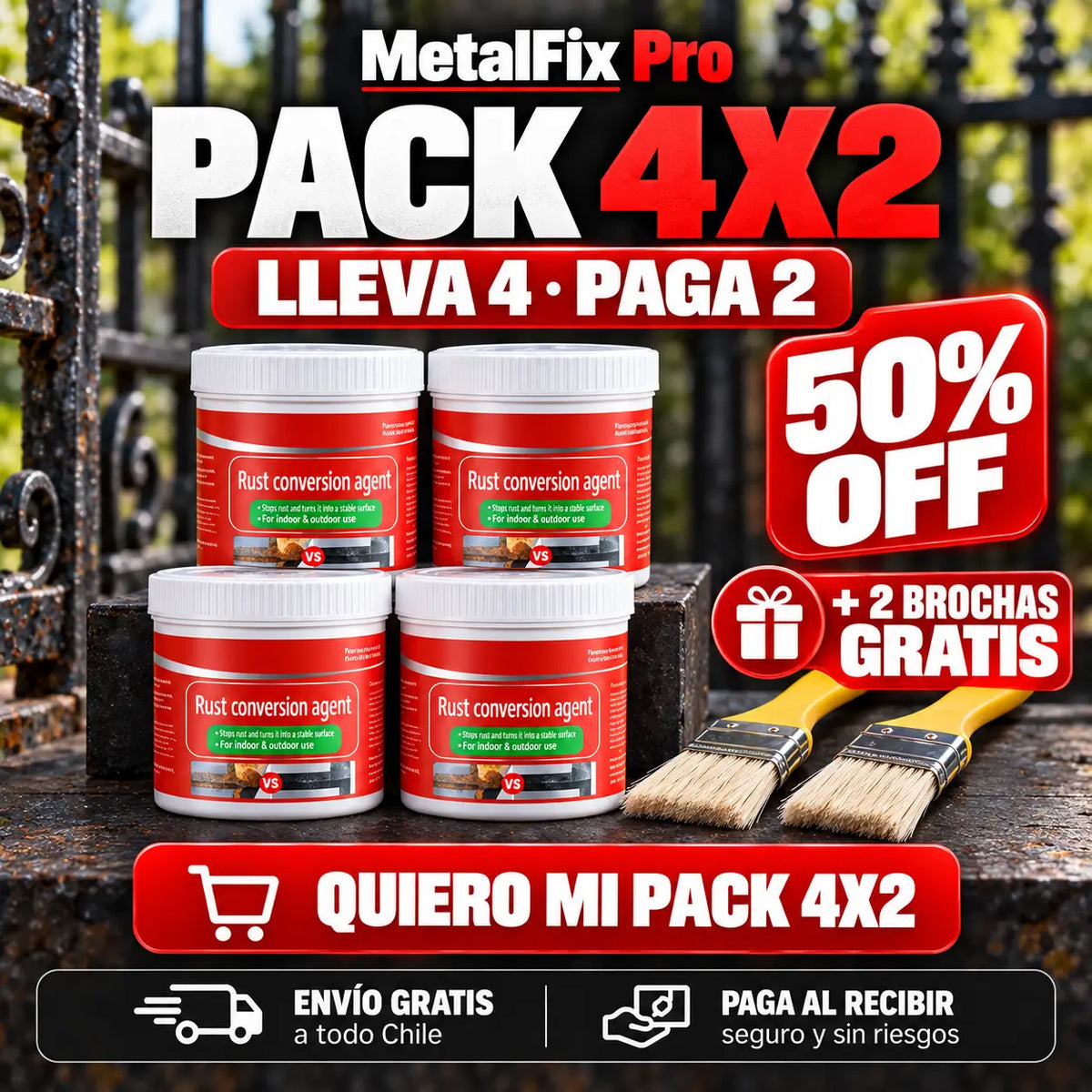 MetalFix Pro – Tus rejas oxidadas restauradas en minutos, sin esfuerzo
