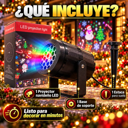 NaviGlow – Proyector navideño LED que decora tu casa en segundos