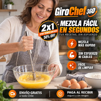 GiroChef 360 | Deja de batir a mano y perder tiempo en la cocina