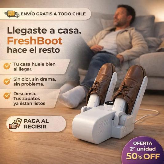 Secador de Calzado FreshBoot™ - Tu calzado seco y sin olor listo para mañana