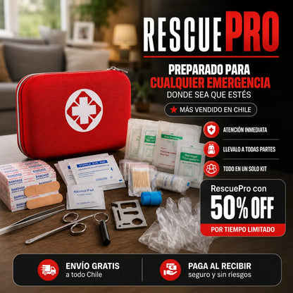 Kit RescuePro | Para cuando ocurra lo inesperado y no tengas nada a mano