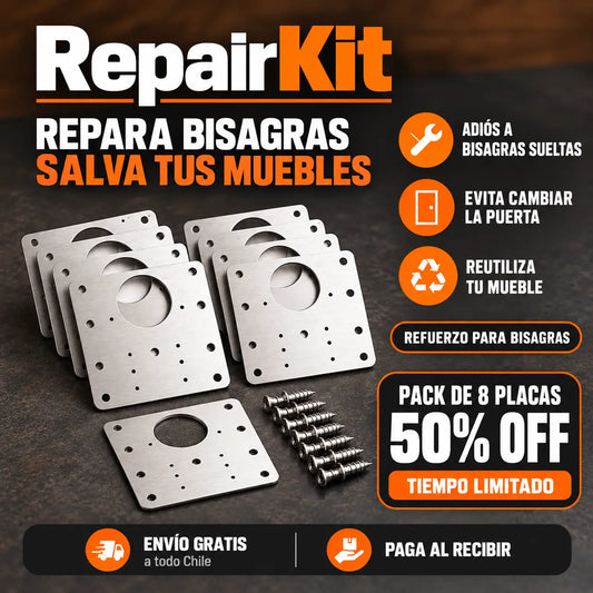RepairKit – Repara bisagras rotas en minutos sin llamar a un maestro