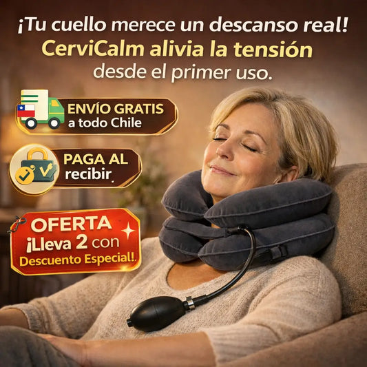 Almohada CerviCalm - Alivia el dolor de cuello desde el primer uso