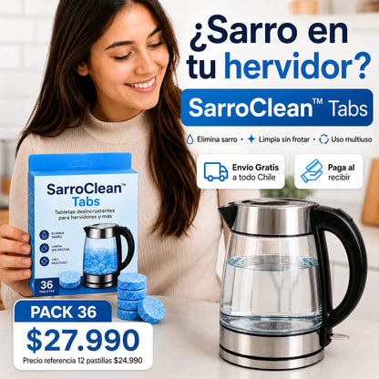 SarroClean™ Tabs - Elimina el sarro de tu hervidor en minutos, sin frotar