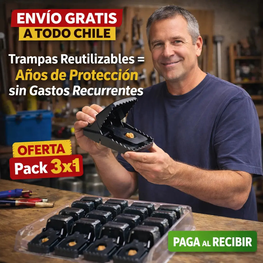 Trampas EconoSnap - Ahorra Dinero al Año con Trampas Reutilizables