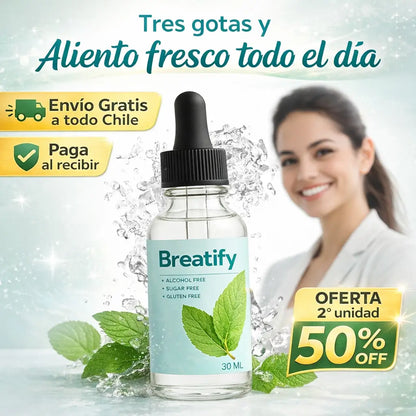 Breatify™ Gotas - Aliento fresco todo el día, con tres gotas