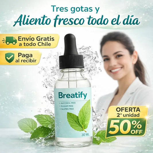 Breatify™ Gotas - Aliento fresco todo el día, con tres gotas