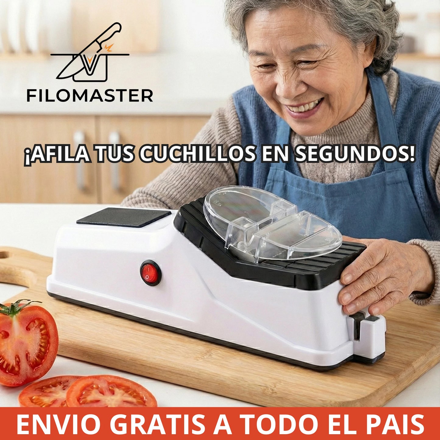 FiloMaster™ - ¡Transforma cualquier cuchillo viejo en una herramienta de chef en segundos! 🔪✨