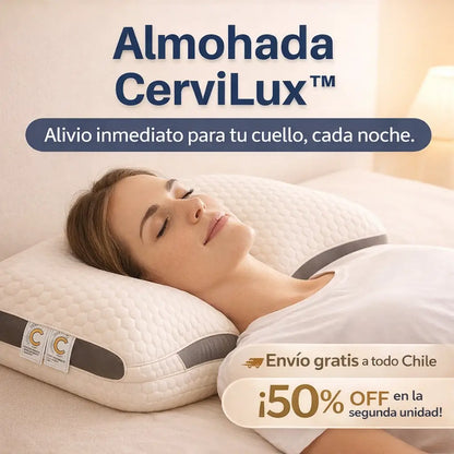 Almohada CerviLux™ - Sueño reparador con soporte cervical perfecto