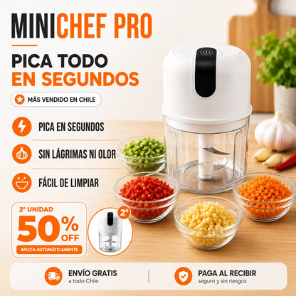MiniChef Pro – Deja de perder tiempo picando a mano cada vez que cocinas
