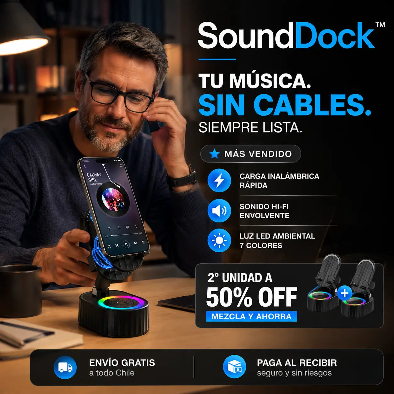 SoundDock™ – Deja de usar varios gadgets con un solo dispositivo