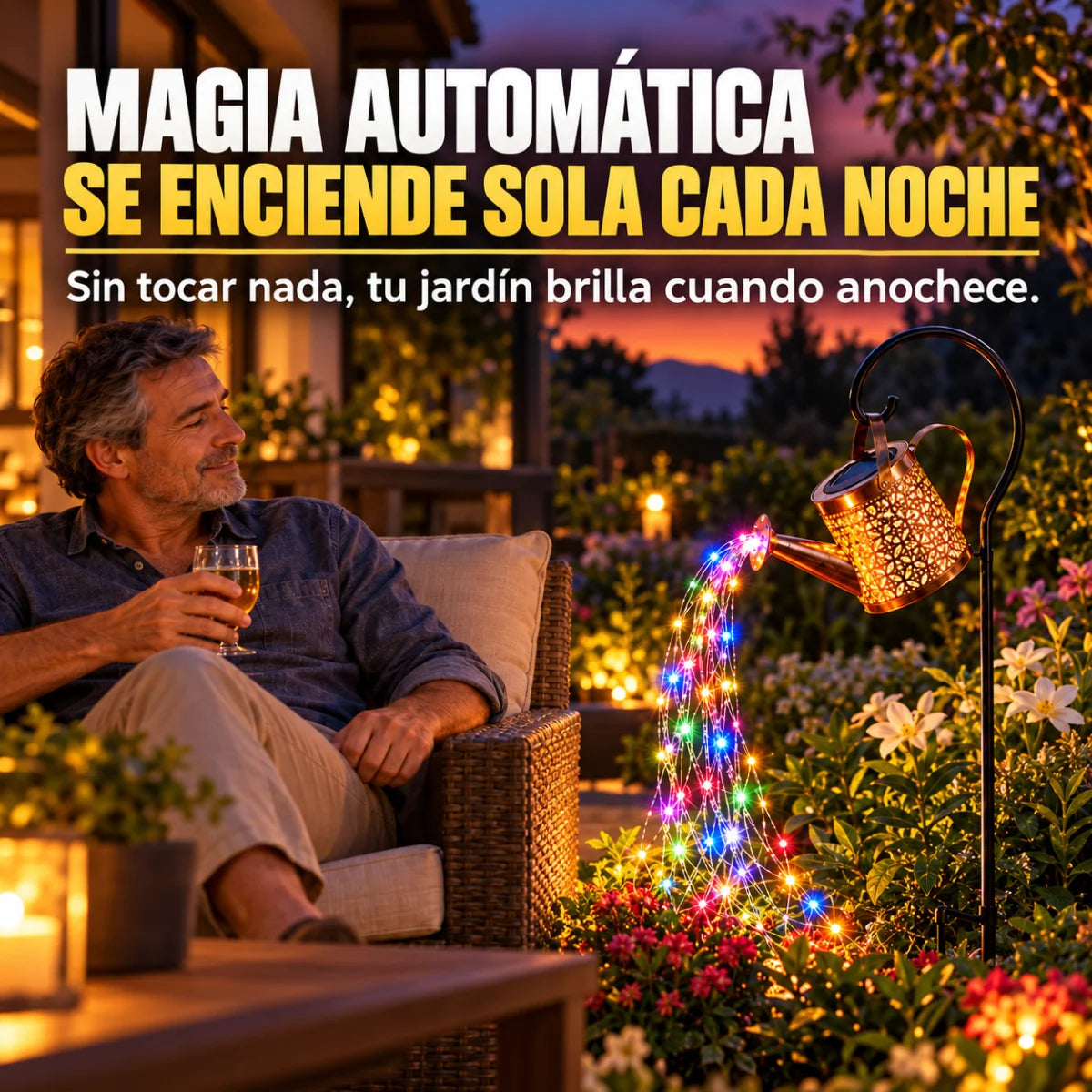 LumiRiego Pro – Tu jardin aburrido se transforma con esta regadera solar