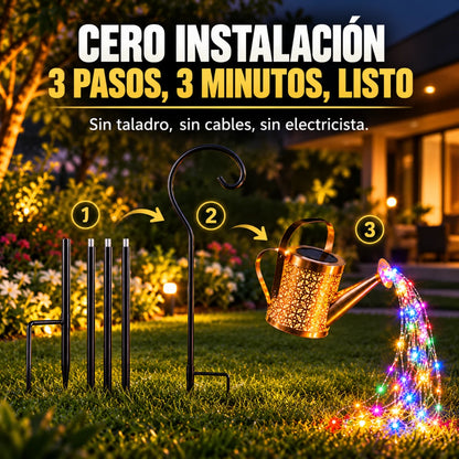LumiRiego Pro – Tu jardin aburrido se transforma con esta regadera solar