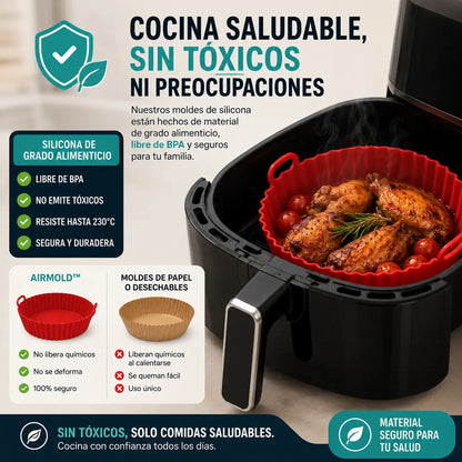 AirMold™ | Cocina más limpio y sano, set de 6 moldes | OFERTA 12x6