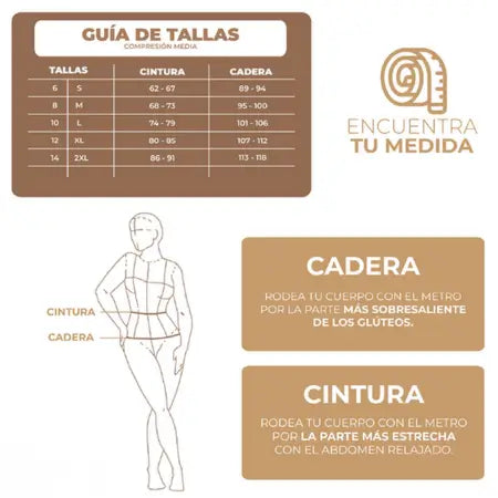 Faja BodySlim Luxe - Moldea tu figura y elimina los bultos sin que nadie lo note